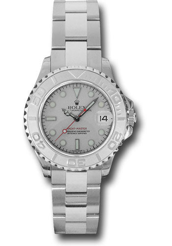 Rolex Steel and Platinum Lady Yacht-Master 29 Watch  display picture 3